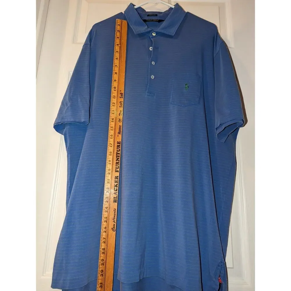 Polo Golf Ralph Lauren shirt mens XL Royal Blue Short Sleeve Polo